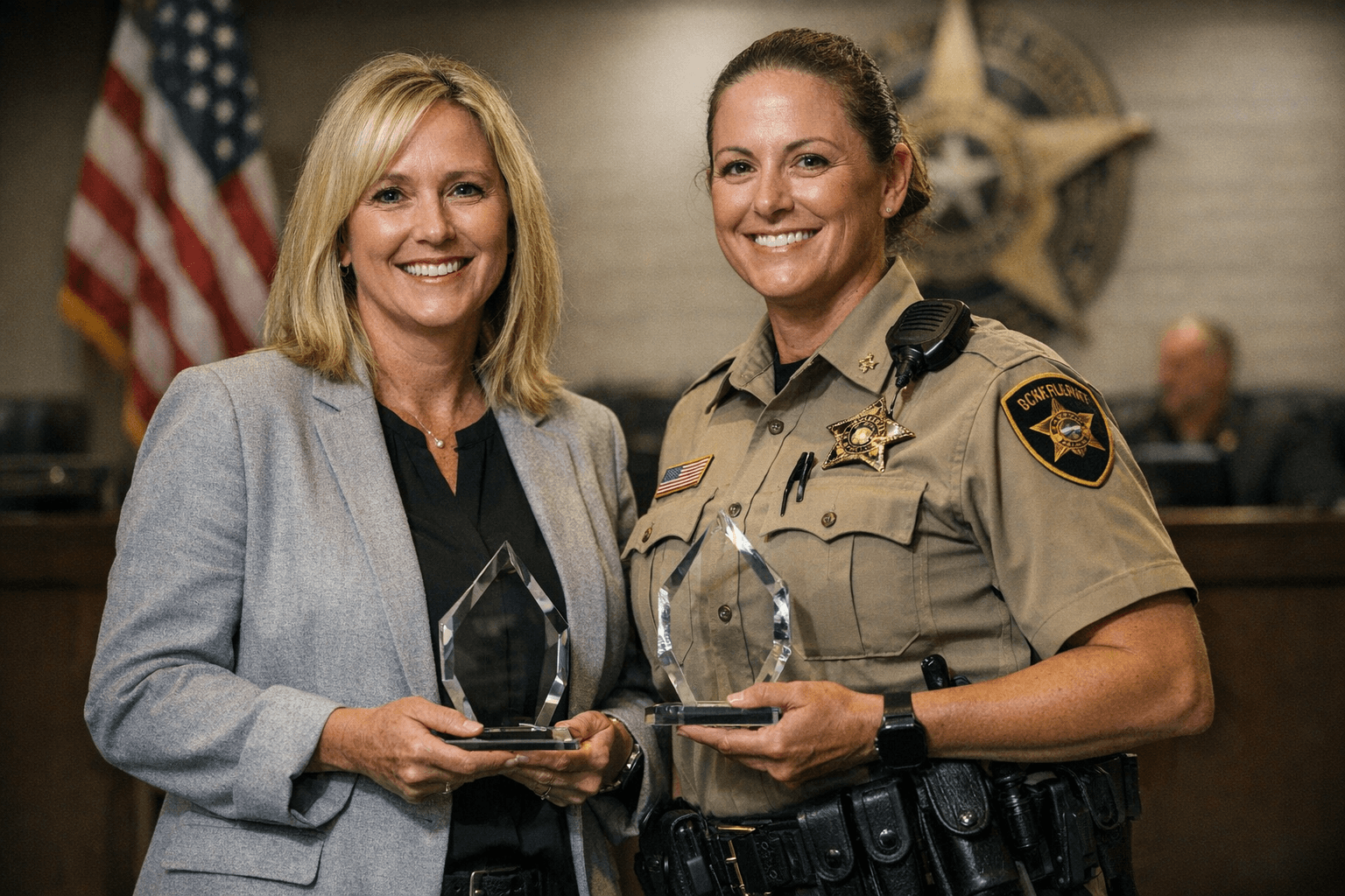 Rockwall County Names Mandy Landers, Deputy Jennifer Turnbaugh Employees of the Quarter