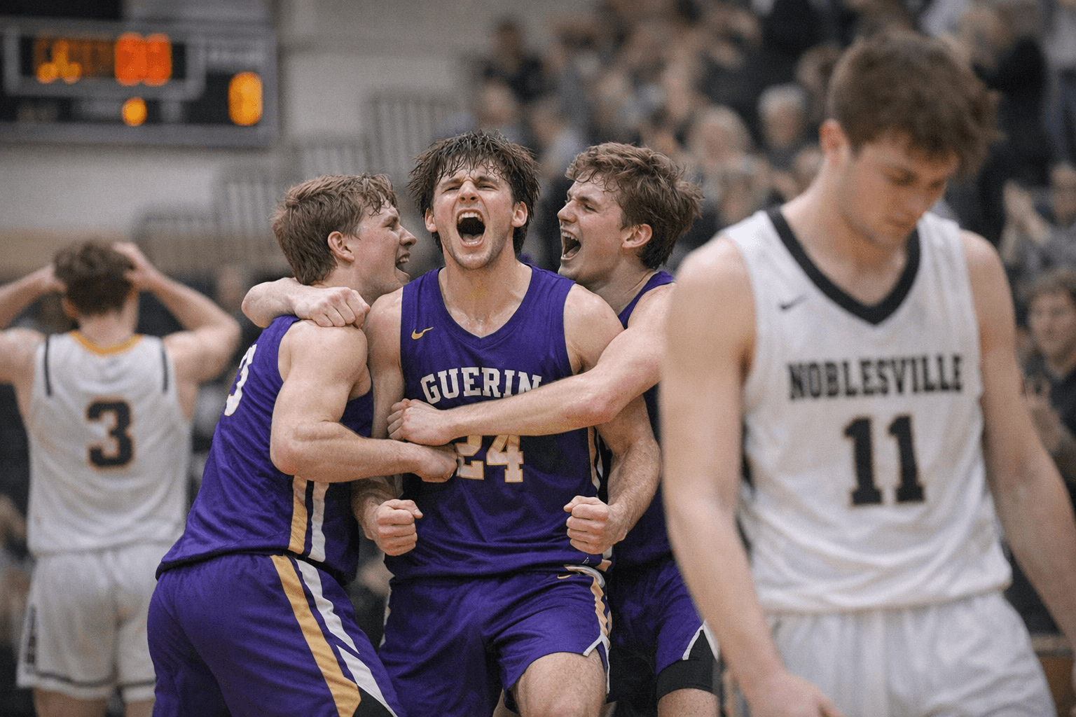 Guerin Catholic wins Jan. 30-31, edges Lebanon 55-53, tops Noblesville 48-39