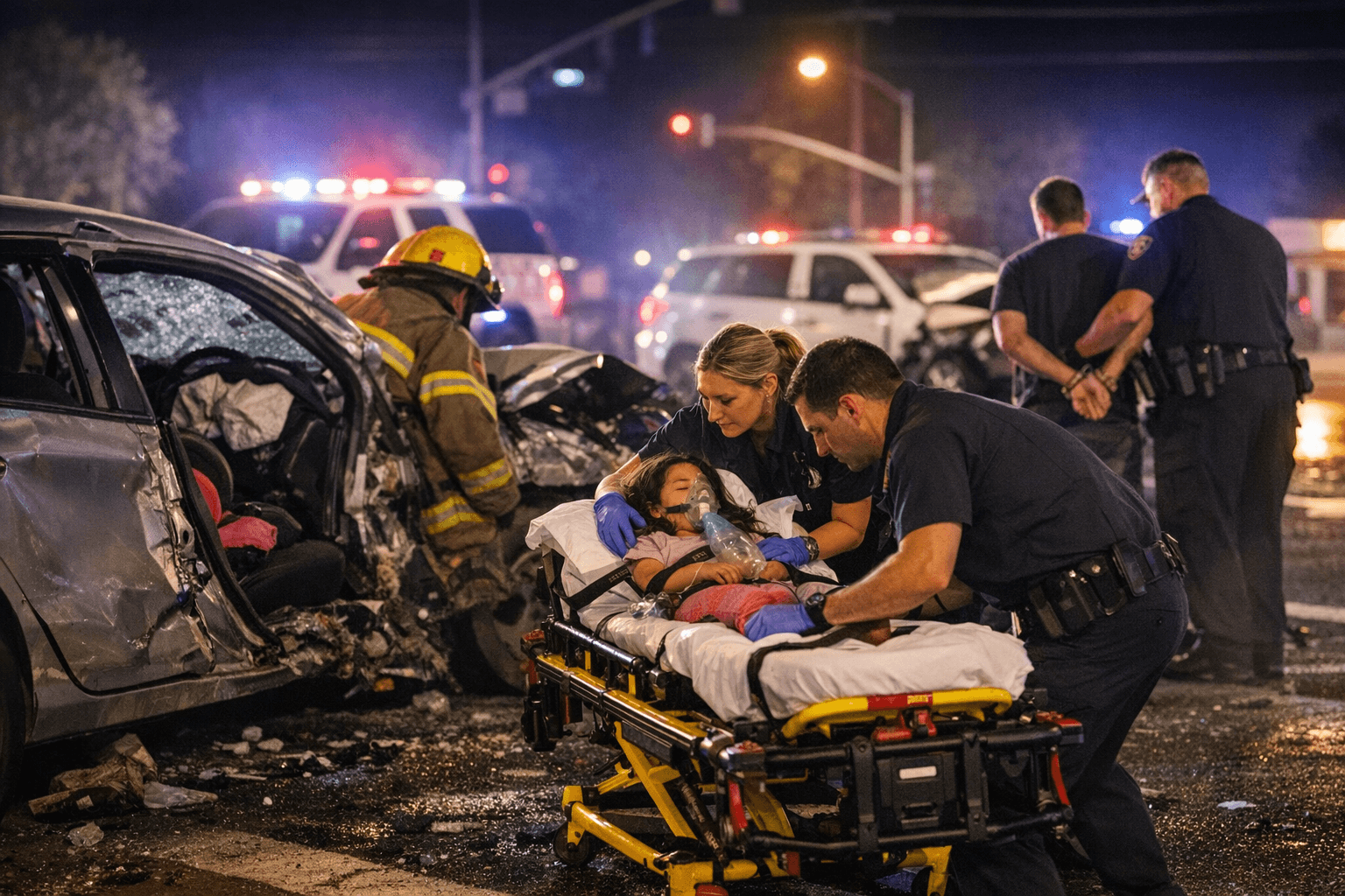 Suspected DUI Crash at Clinton and Marks Injures Five, Including Children