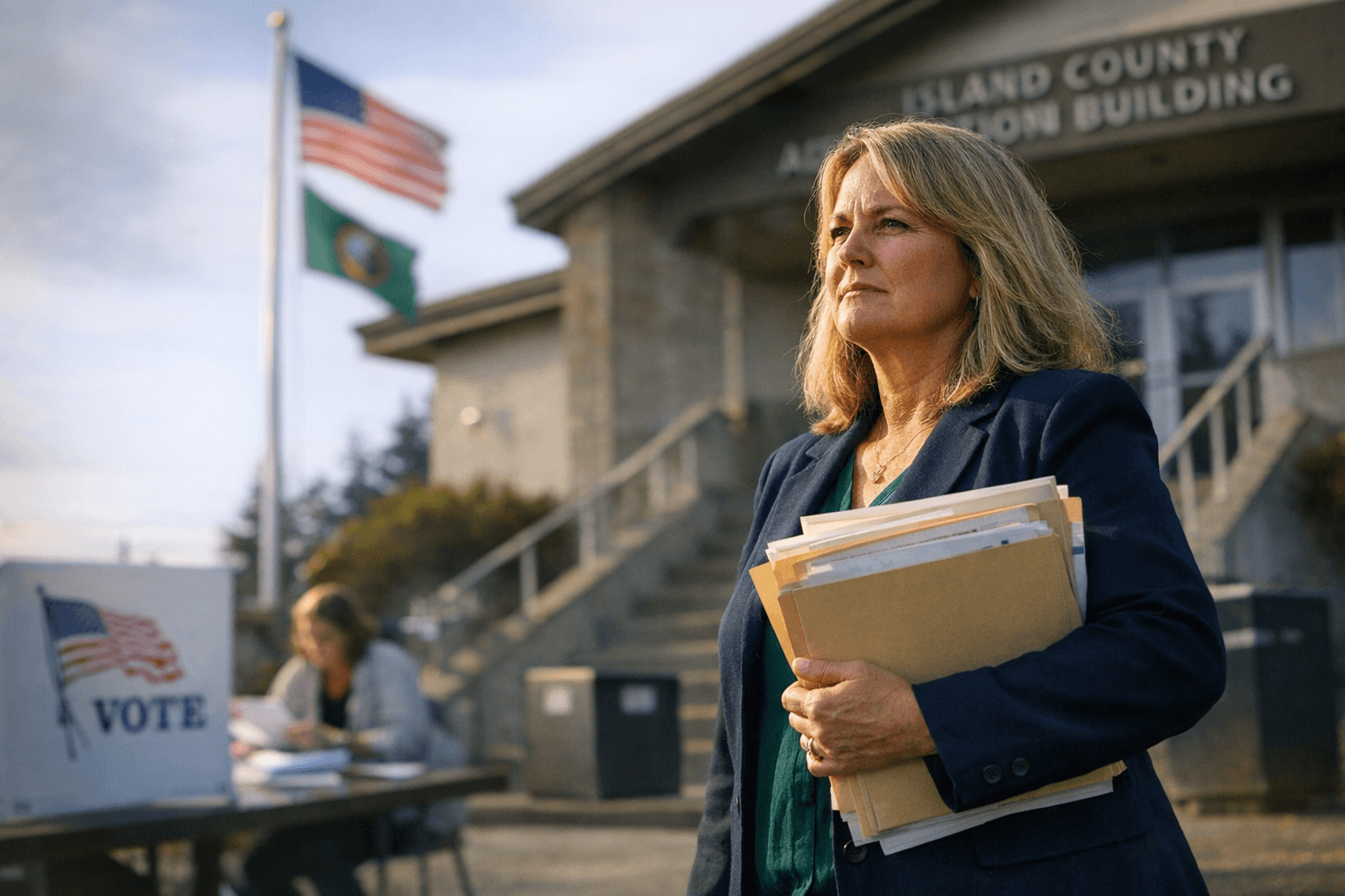 Freeland's Andrea Downs files as Democratic candidate for Island County auditor