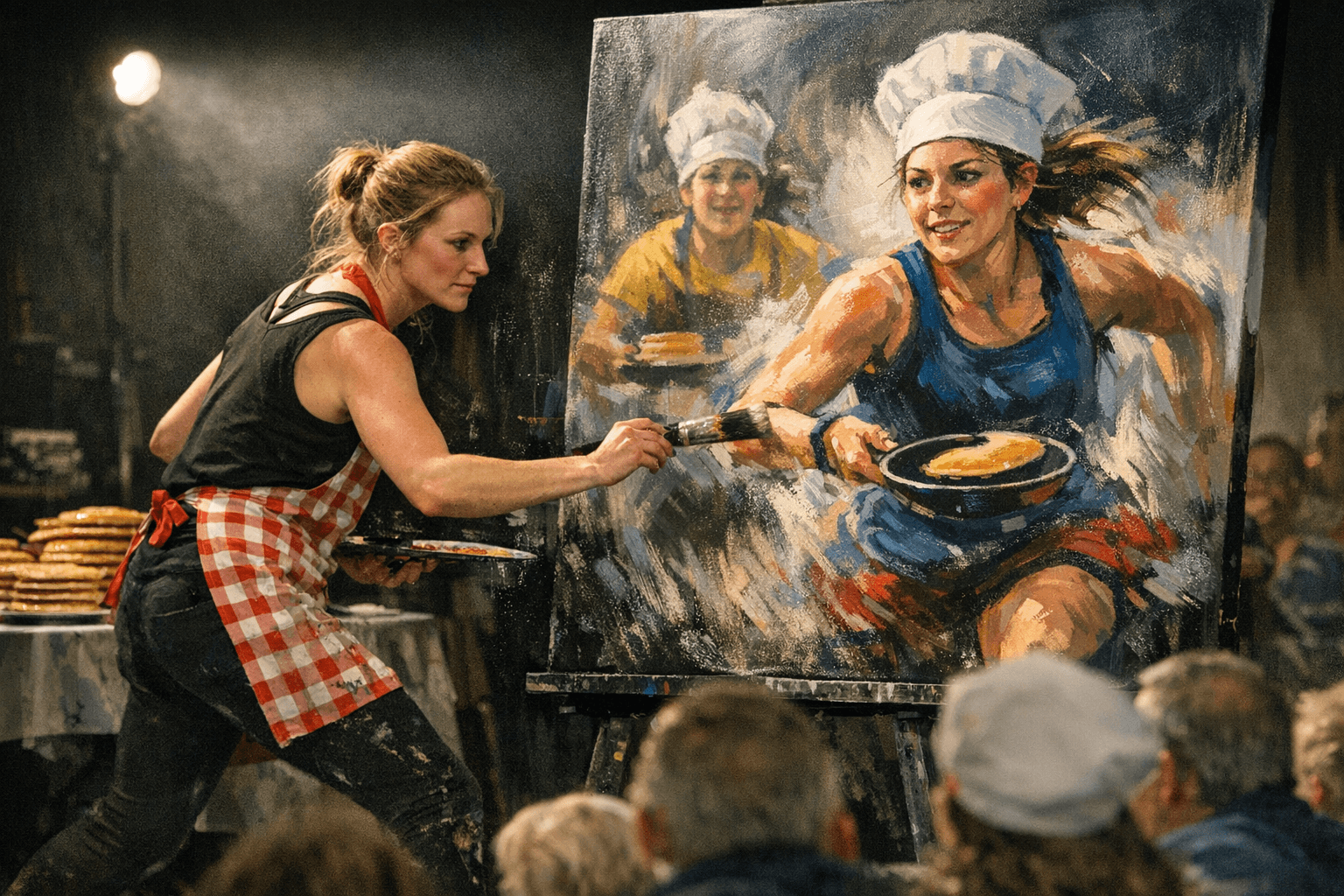 Annika Wooton, National Speed-Painting Sensation, to Perform at International Pancake Day Breakfast