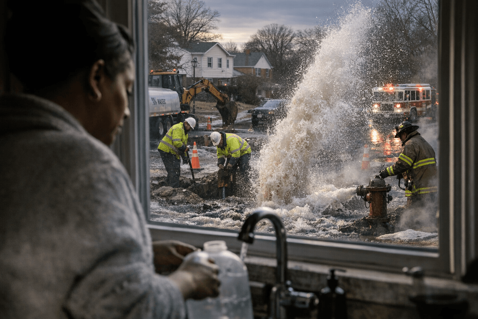 WSSC Urges Prince George's County Residents to Conserve Water After Breaks