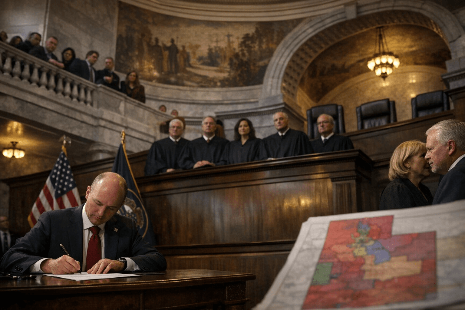 Utah expands Supreme Court to seven justices amid redistricting fight