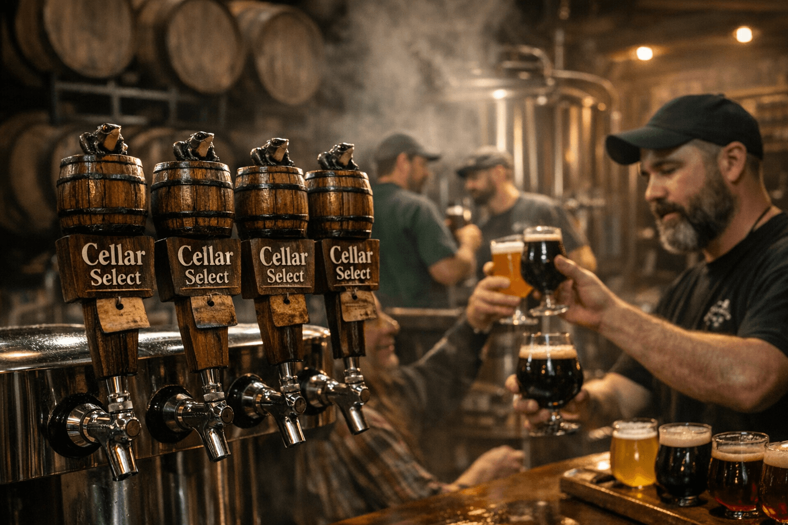 Hoppin’ Frog’s 20th Anniversary Features Rotating Cellar Select Tap Handles and Collaborations