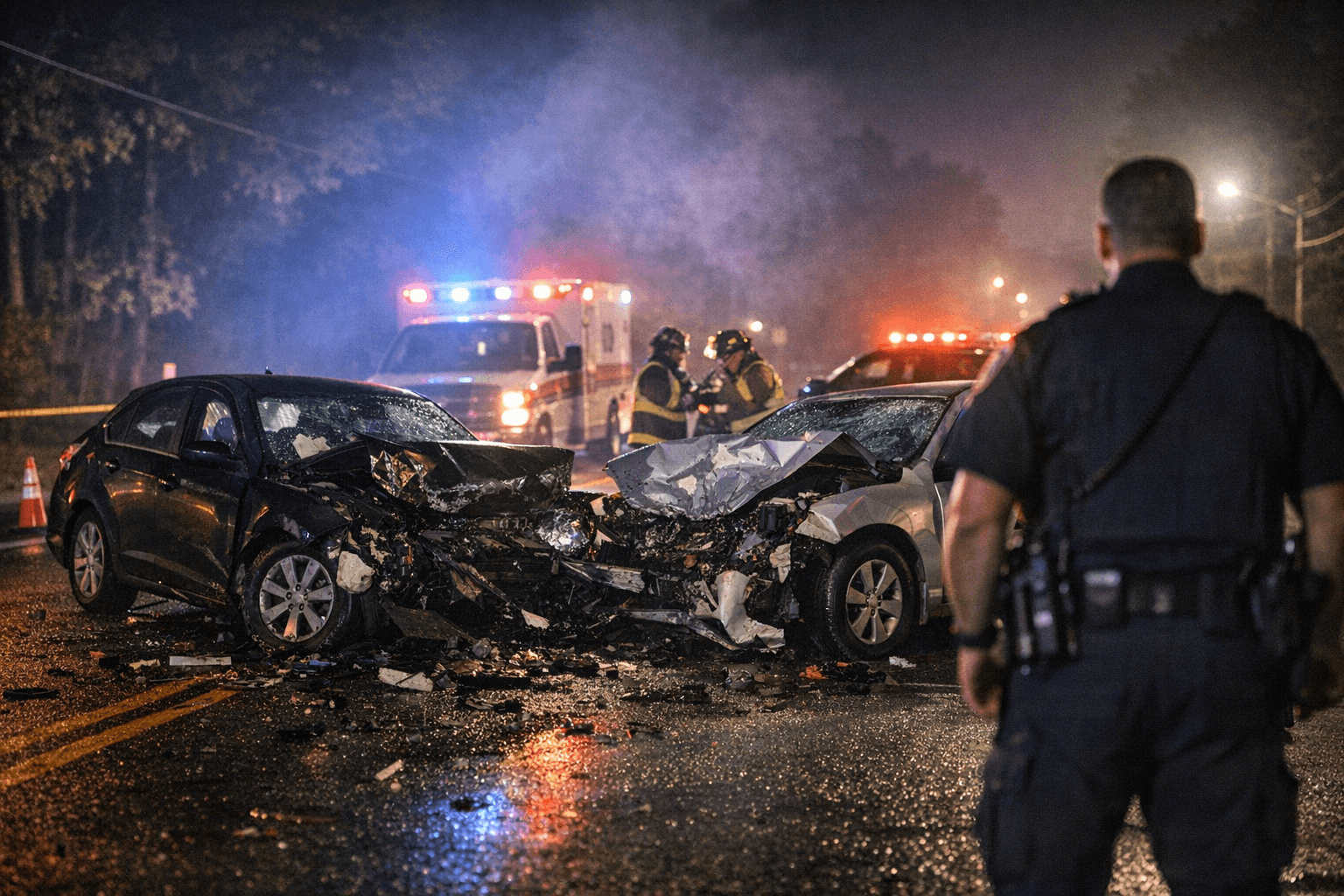 Late-night head-on crash on Summit Avenue near Helen Road kills driver