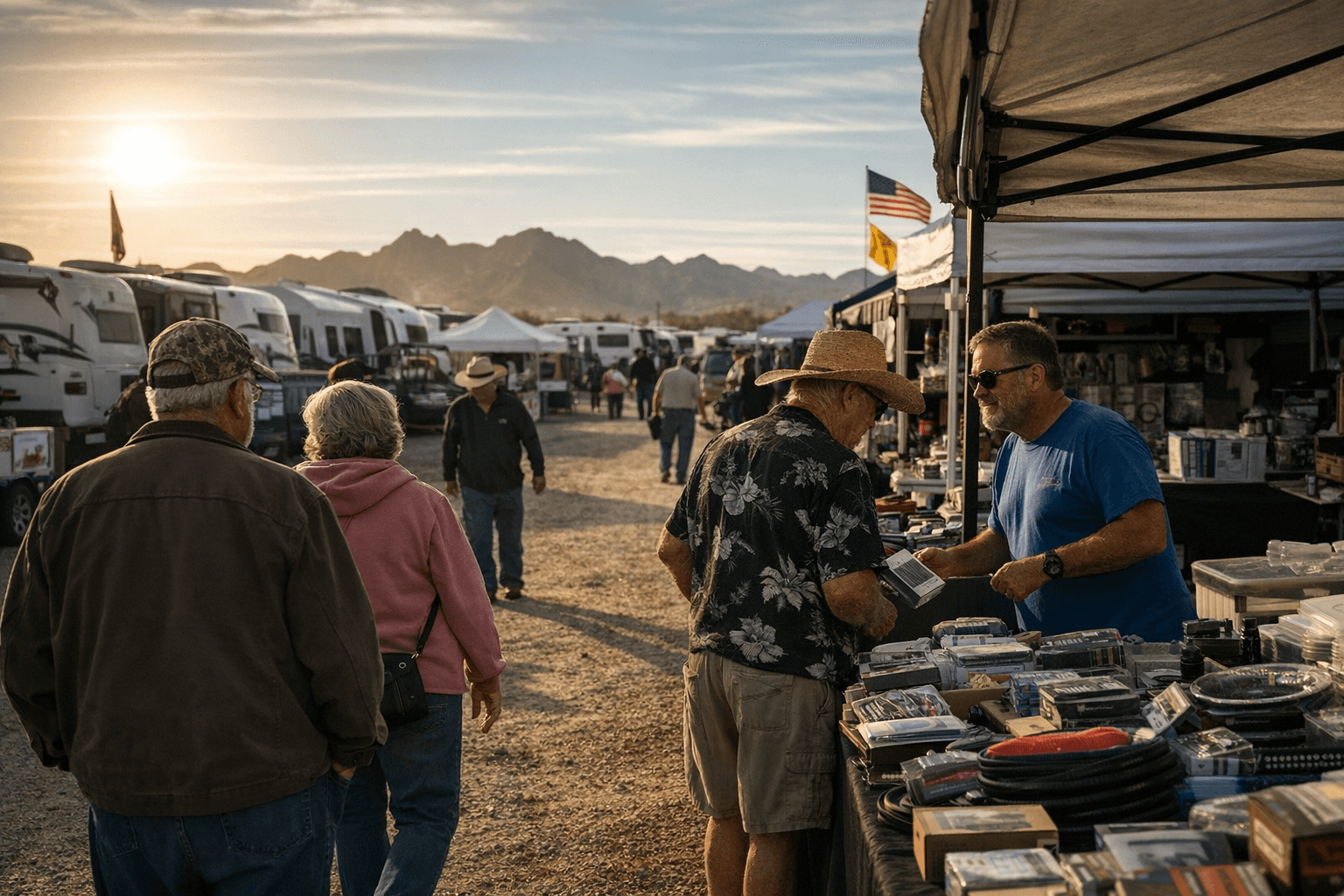 Smaller Crowds at 42nd Quartzsite RV Show as Vendors Thrive
