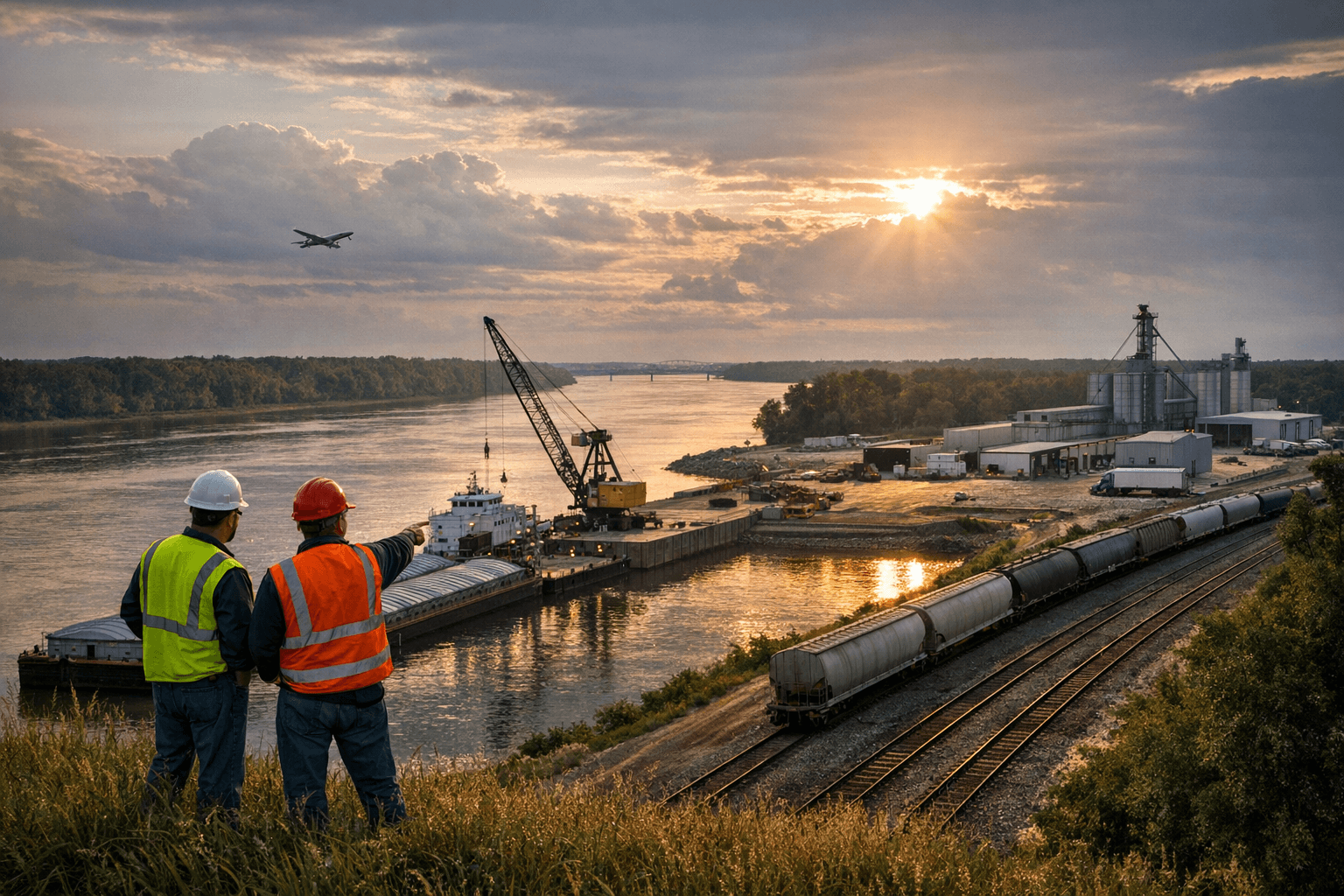 Helena Harbor in Phillips County Markets Flood-Protected Industrial Sites and Slackwater Port
