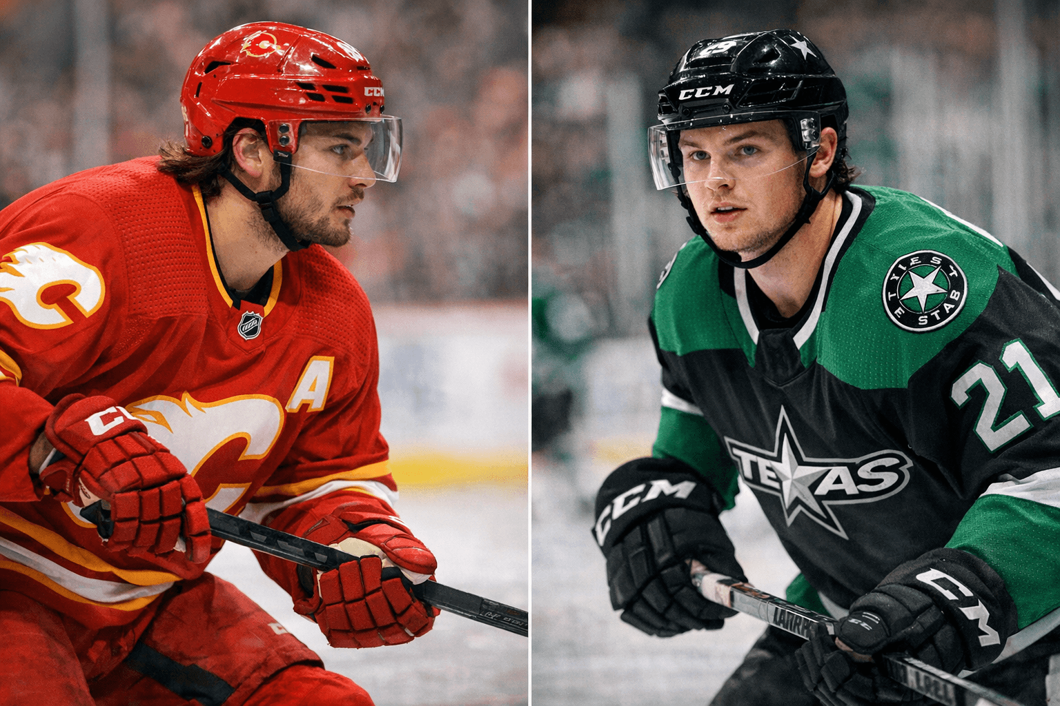 Stars, Flames Swap AHL Defensemen Jeremie Poirier and Gavin White