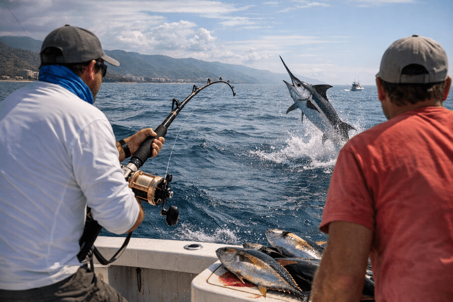 Warm 74-75°F Pocket Water Keeps Tuna and Marlin Near Puerto Vallarta