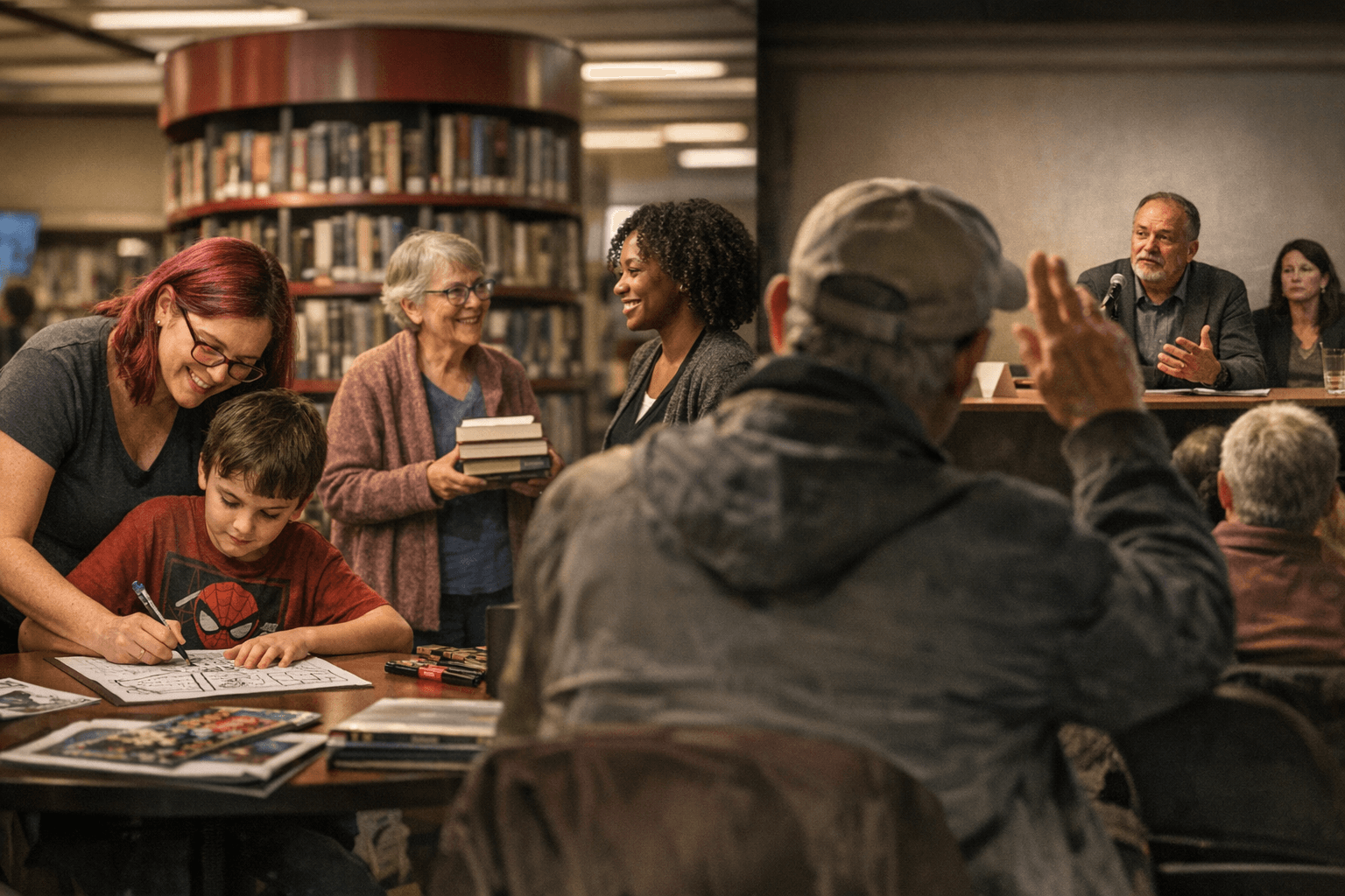 Eugene Public Library newsletter highlights Comics College, Love Your Library, levy debate