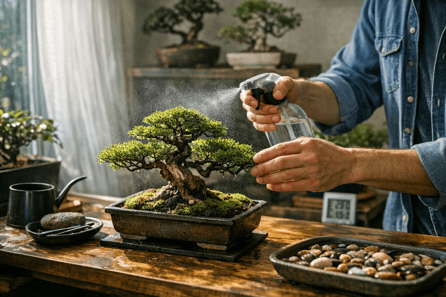 Practical Indoor Bonsai Care: Lighting, Humidity and Ideal Placement