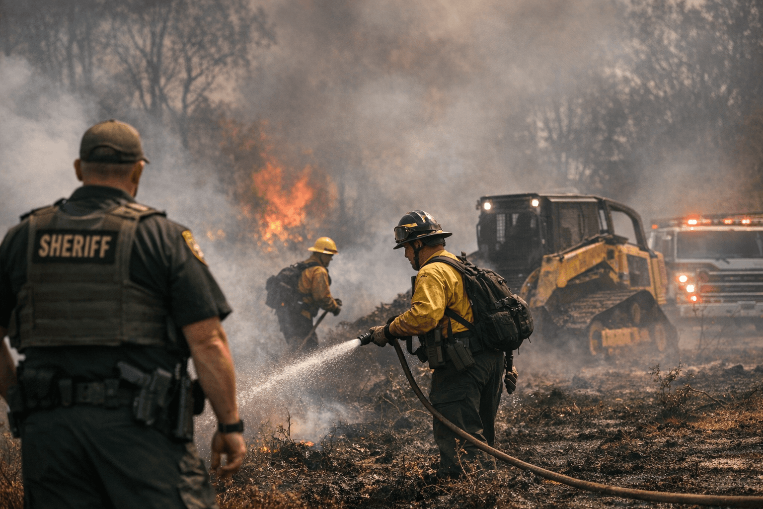 HCSO, Florida Forest Service Bring 20-Acre Spring Hill Brush Fire Under Control