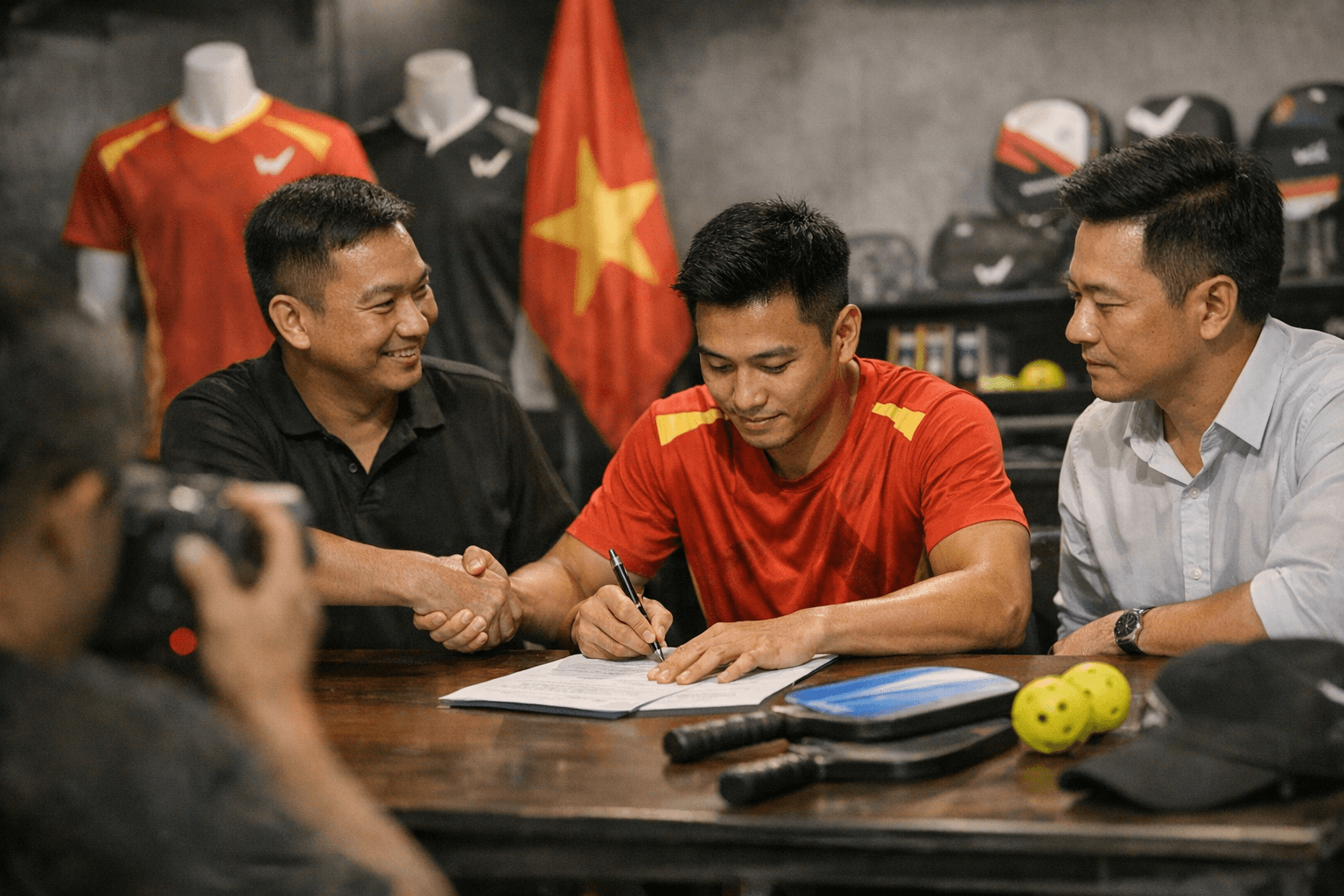 Quang Duong Signs With Vietnamese Brand Wika Pickleball Ahead of 2026