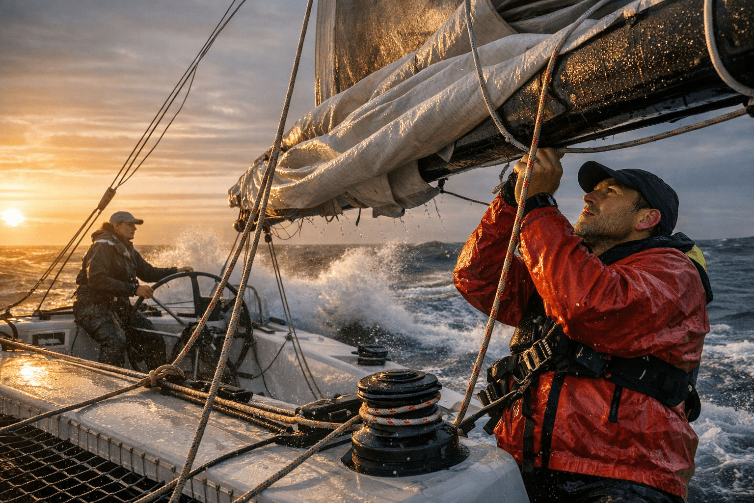 Practical Short-Handed and Offshore Sailing Techniques for Catamarans