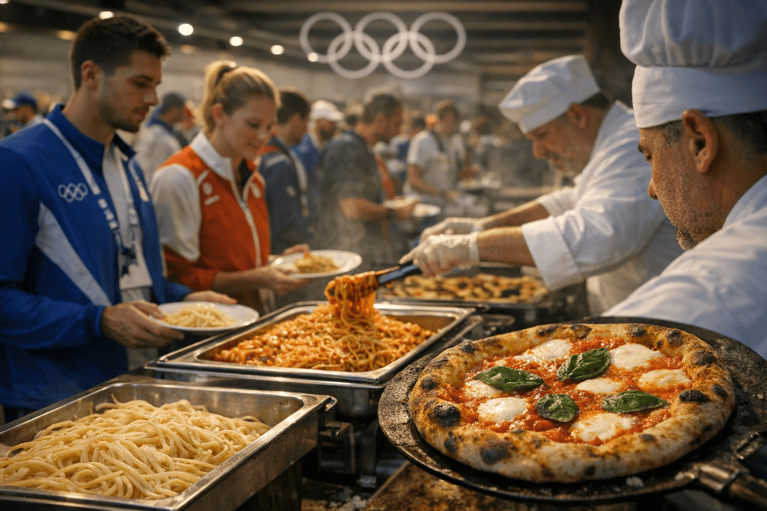 Pasta, Pizza Popular as Milano Cortina Addresses Paris Games Food Issues