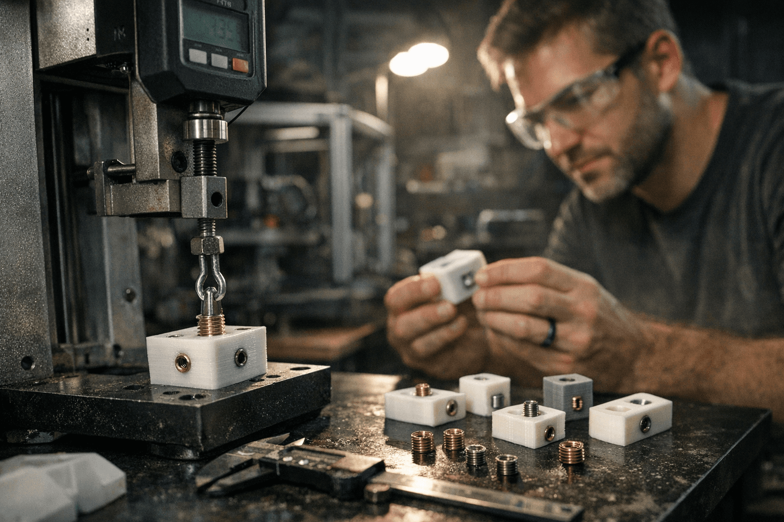 Sculpteo guide reveals tests to improve pull-out strength of 3D-printed threaded inserts