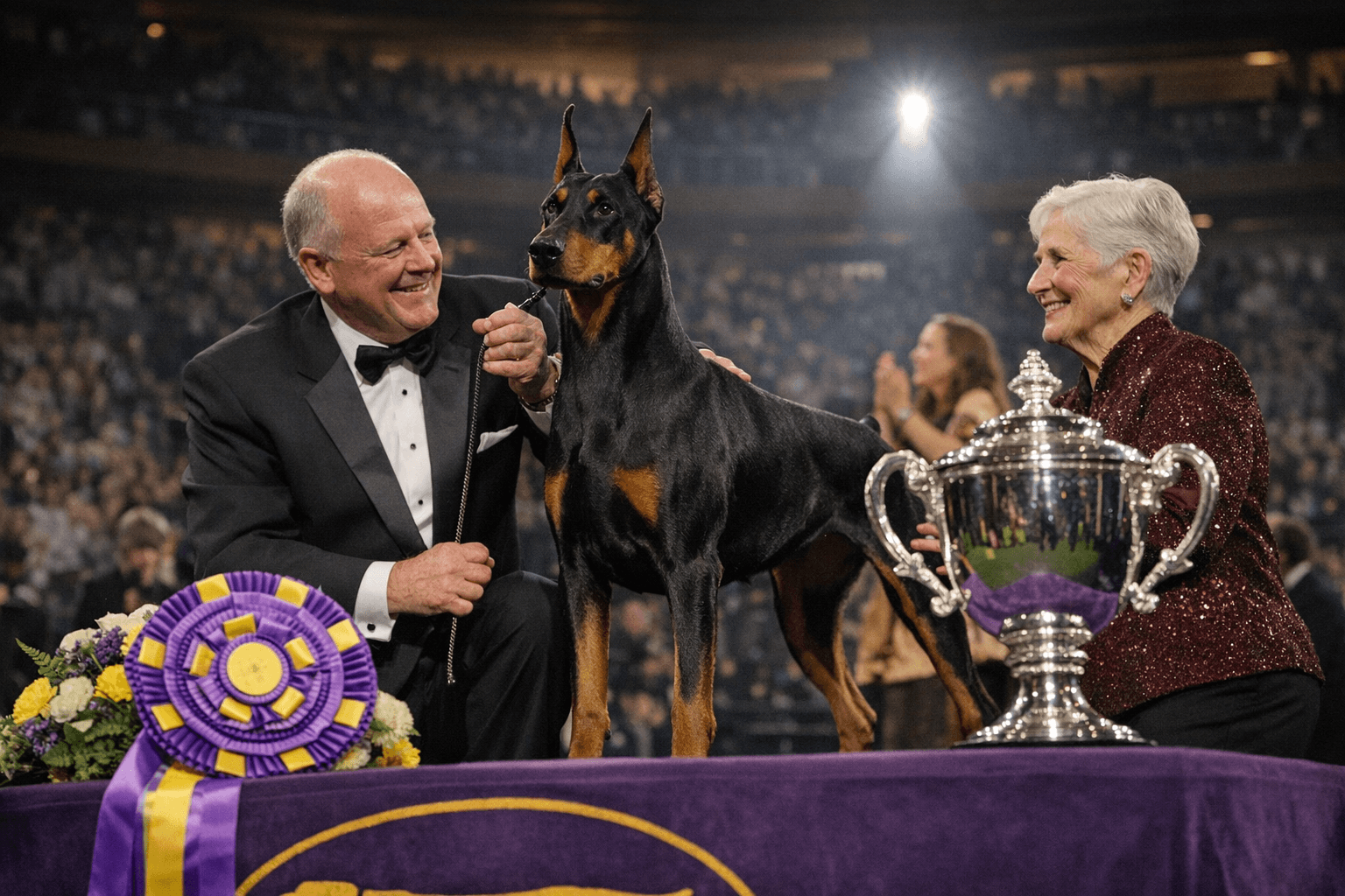 Penny the Doberman Wins Best in Show at 150th Westminster