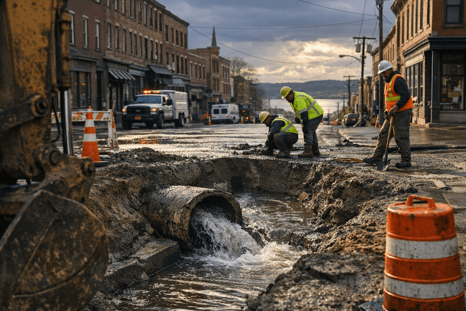 Newburgh Awarded $10 Million State Grant for Liberty Street Sewer Separation