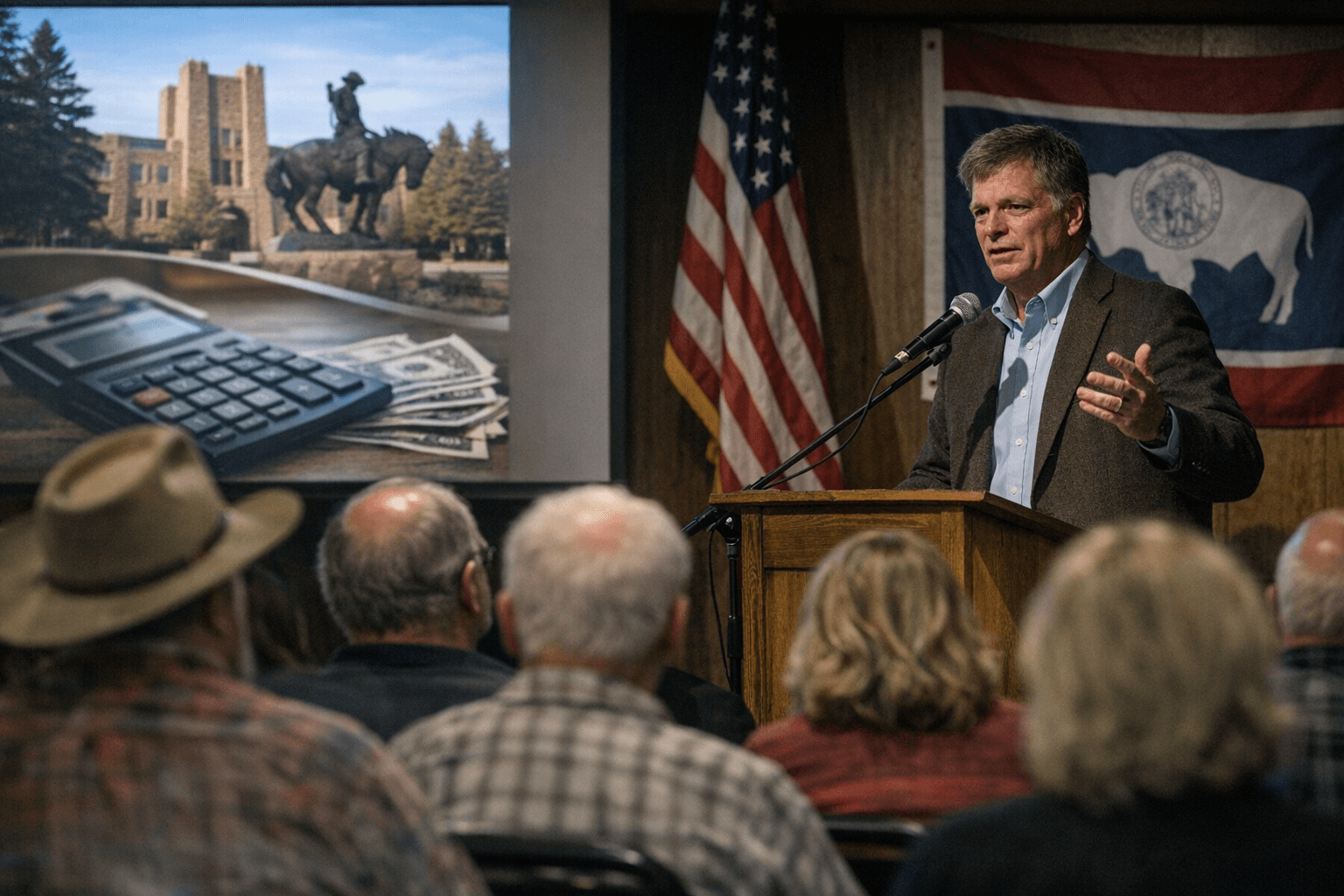 Gordon Addresses Lander Residents on Upcoming Budget, $40M UW Cut