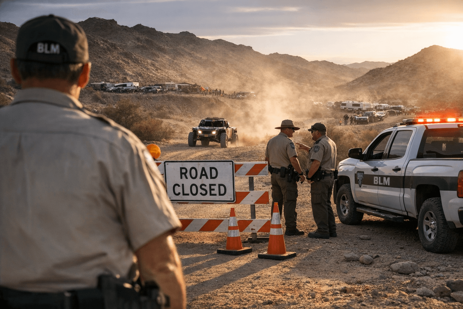 BLM Imposes Temporary Public Lands Closures for 2026 Parker 500 Race