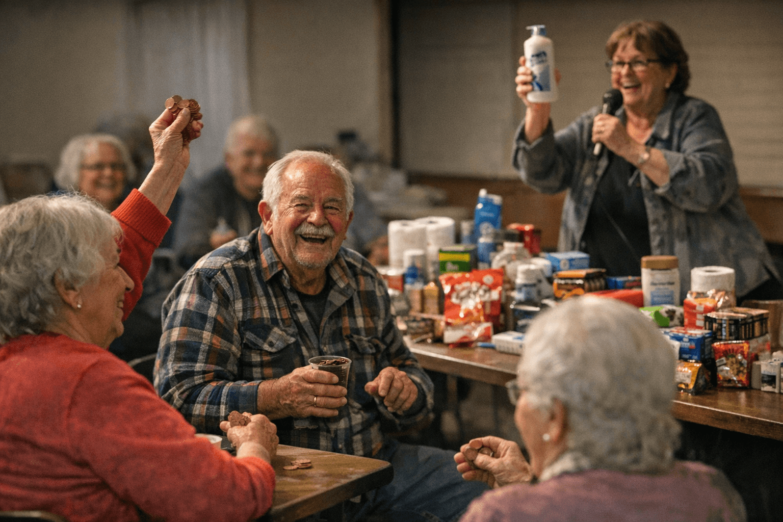 Penny Auction Brings Fun and Fellowship to Millbrook Senior Center