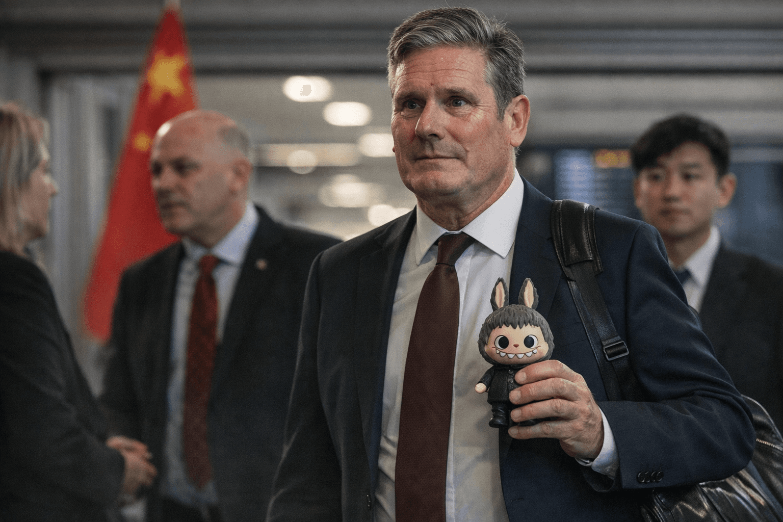 Opposition Mocks Keir Starmer Returning From China With Labubu Doll