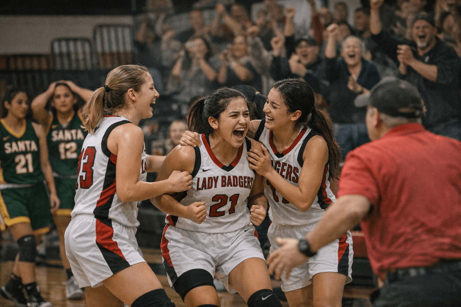 Lady Badgers defeat Santa Maria, snap short losing streak