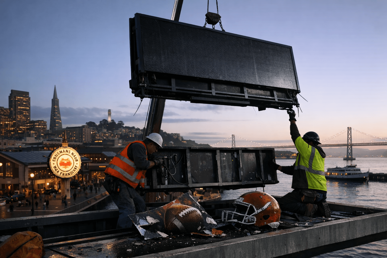 Pro-ICE Digital Billboards Paid by American Sovereignty Removed Near Embarcadero