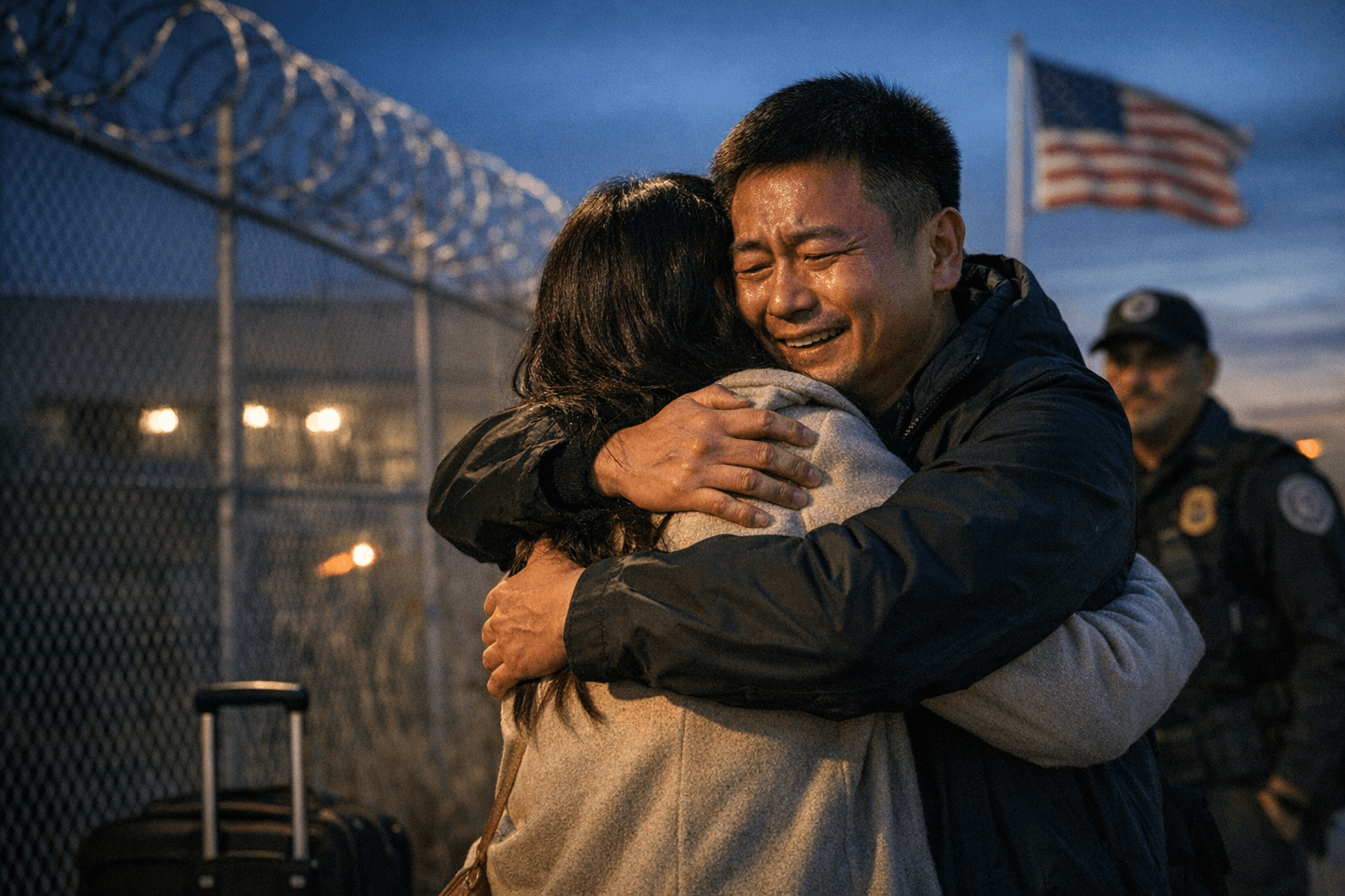 Chinese activist granted asylum after U.S. detention - freed and reunited
