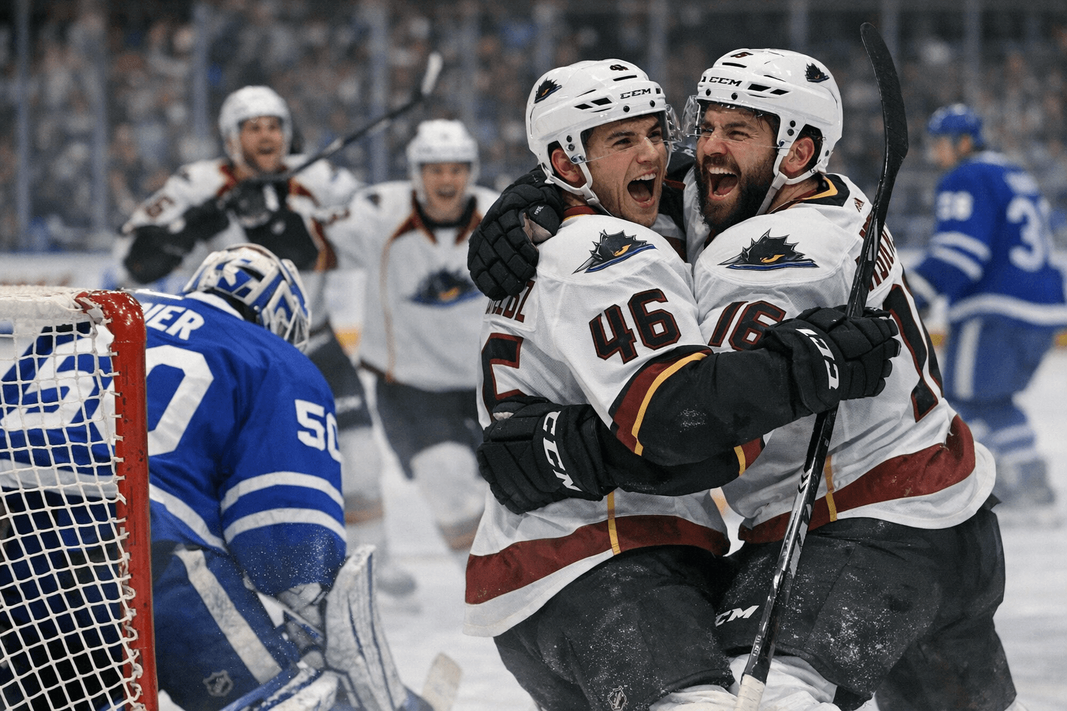 Del Bel Belluz, Aston-Reese spark Monsters comeback, beat Marlies in shootout