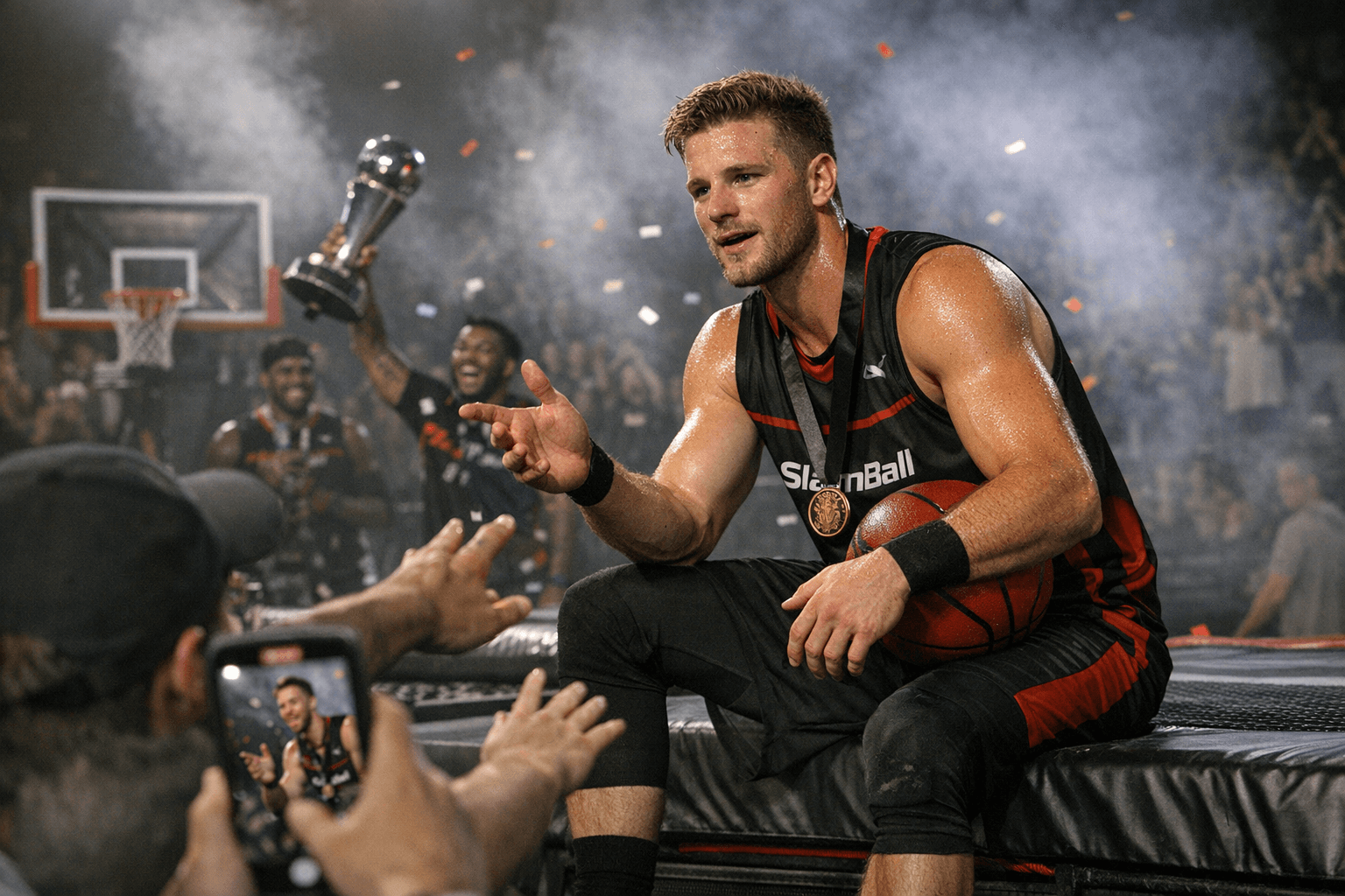 Gage Smith Addresses Fans in Champion's Letter on SlamBall Journey