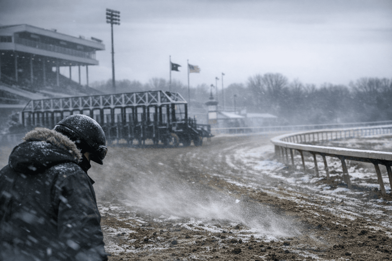 Laurel Park Cancels Saturday Feb. 7 Live Race Card Over Frigid Winds