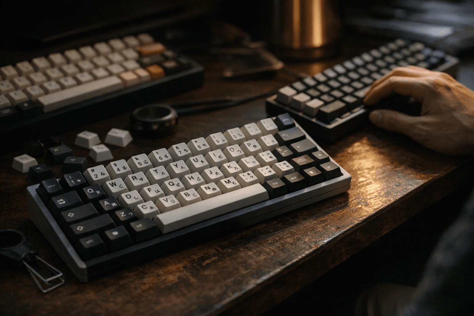 KeyKobo Shirasagi R2 interest check launches with Latin and Hiragana options