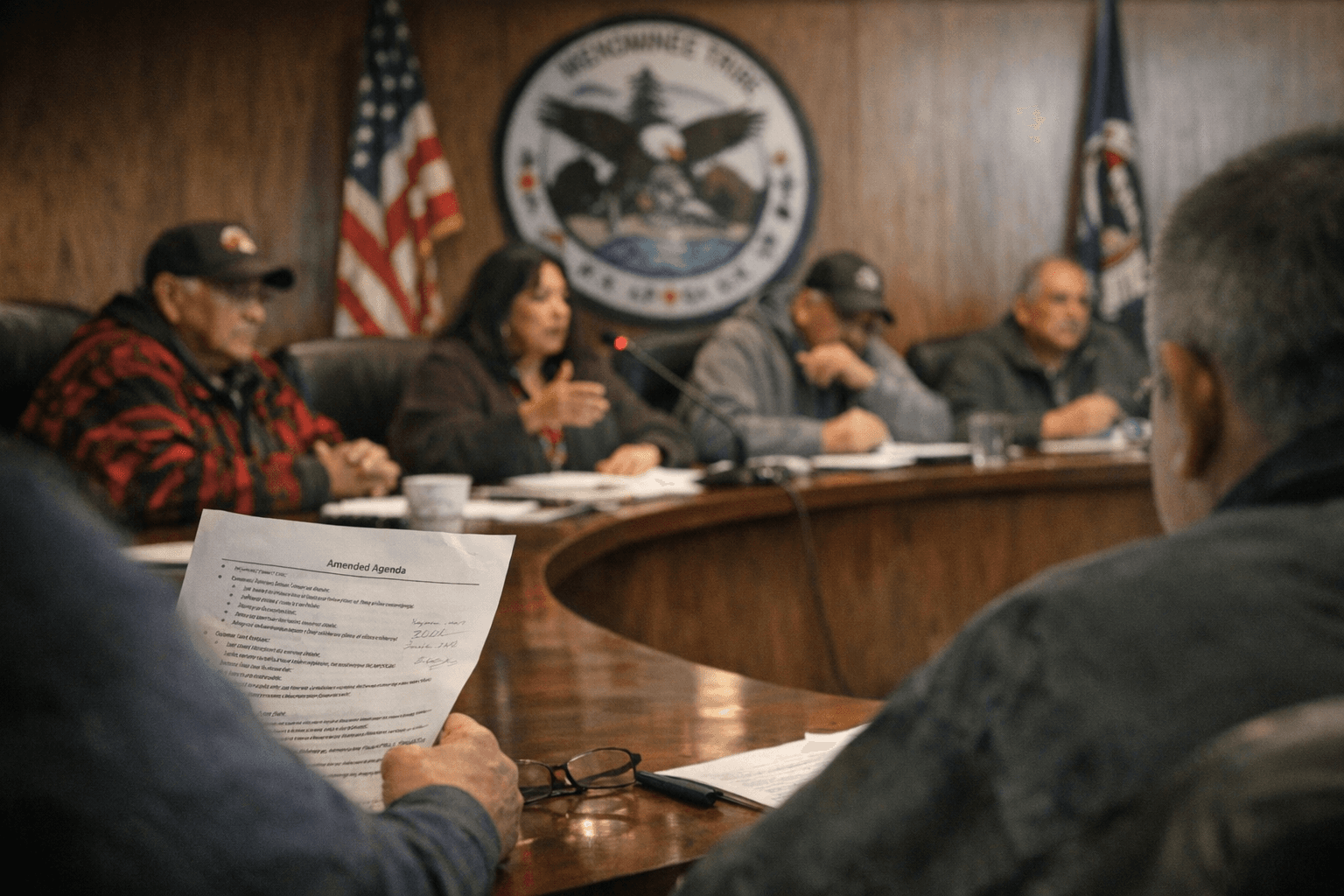 Menominee Tribal Legislature Posts Amended Agenda for Feb. 5 Meeting