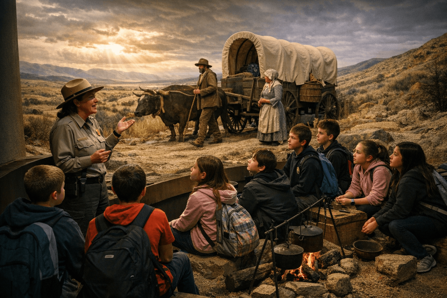 BLM Launches Three School Field-Trip Programs at National Historic Oregon Trail Center