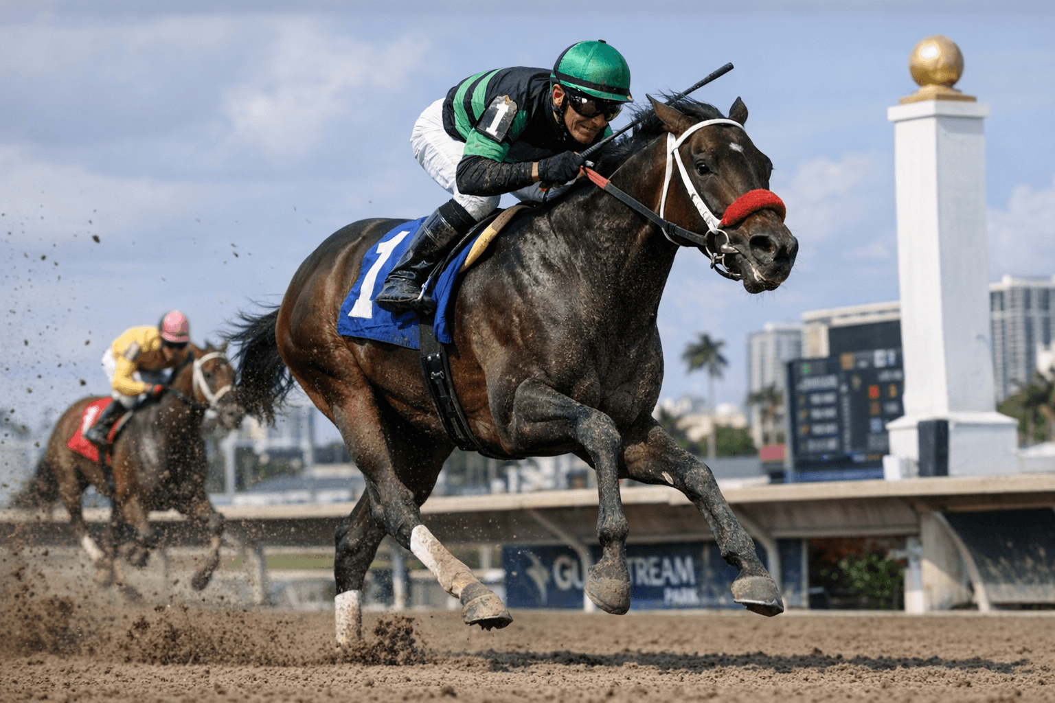 Joe Bravo Guides Lobo Go to $27.20 Upset in Gulfstream