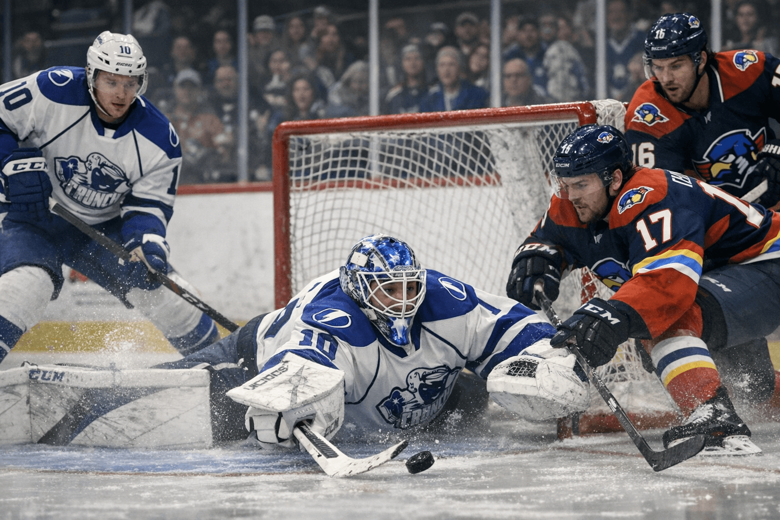 Syracuse Crunch Hold Off Springfield Thunderbirds for 4-3 Midweek Win