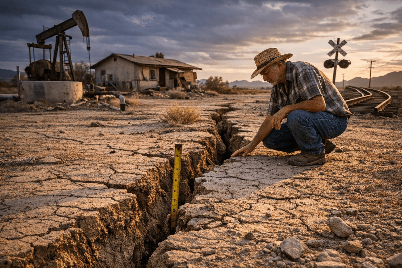 Wenden Sinking More Than 2 Inches Annually Due to Groundwater Depletion
