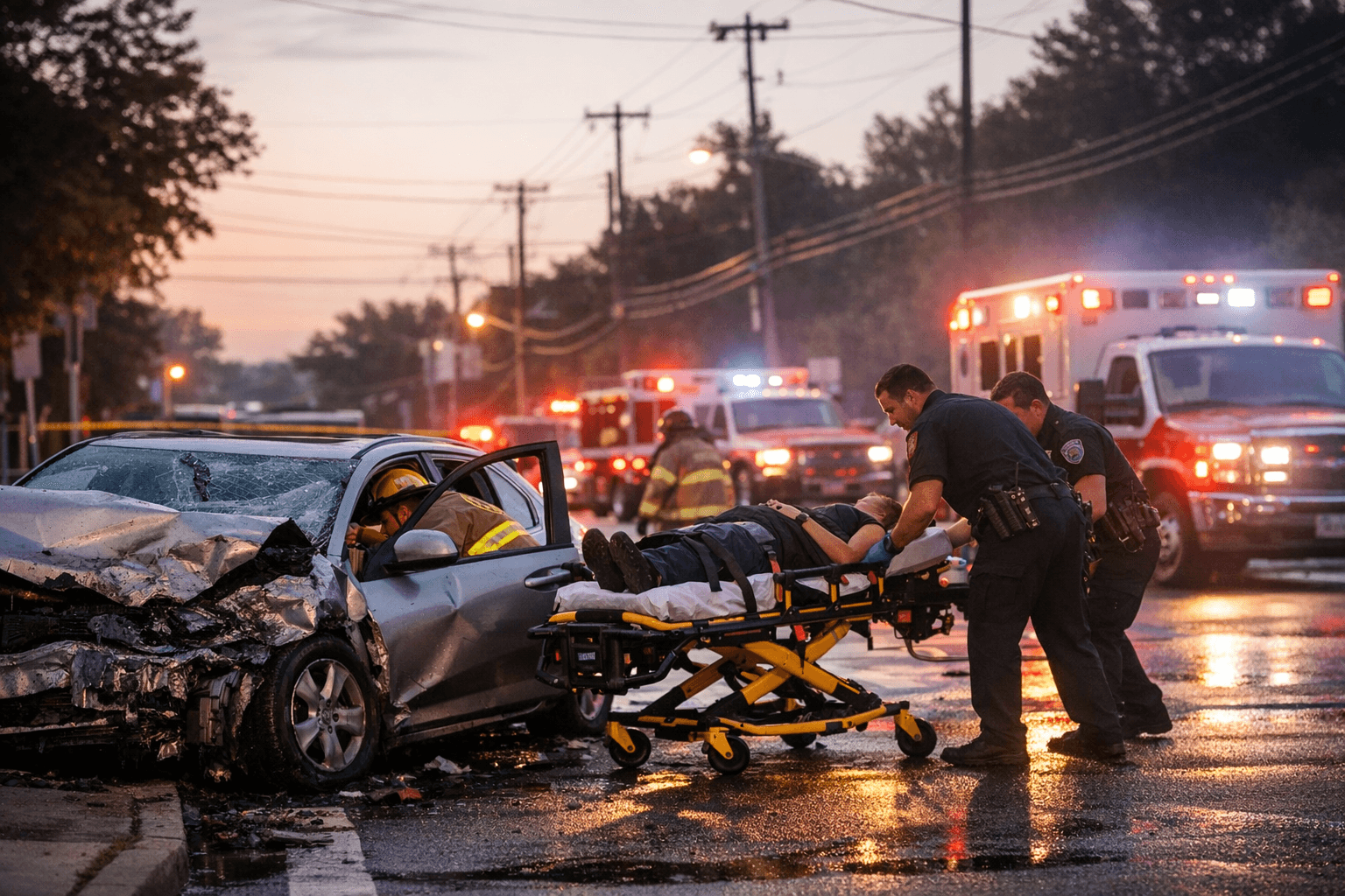 Personal-injury Crash Near 75th Ave and 75th Ct in Hyattsville