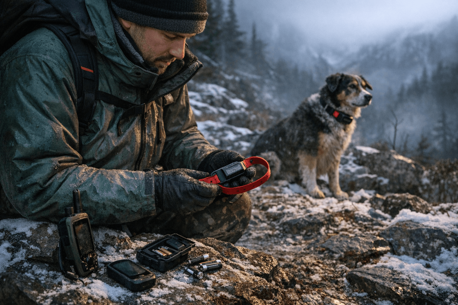Cold Weather and Rough Terrain Slash GPS Dog-Collar Battery Life