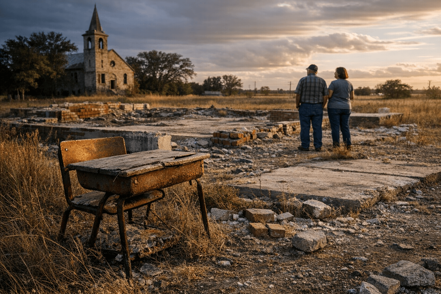 Photo Highlights Site of Former St. Luke School in Phillips County