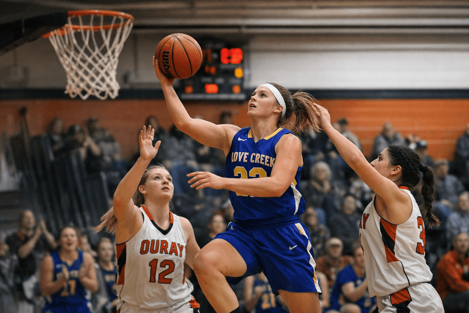Dove Creek Girls Basketball Dominates Ouray 54-24 in Road Victory