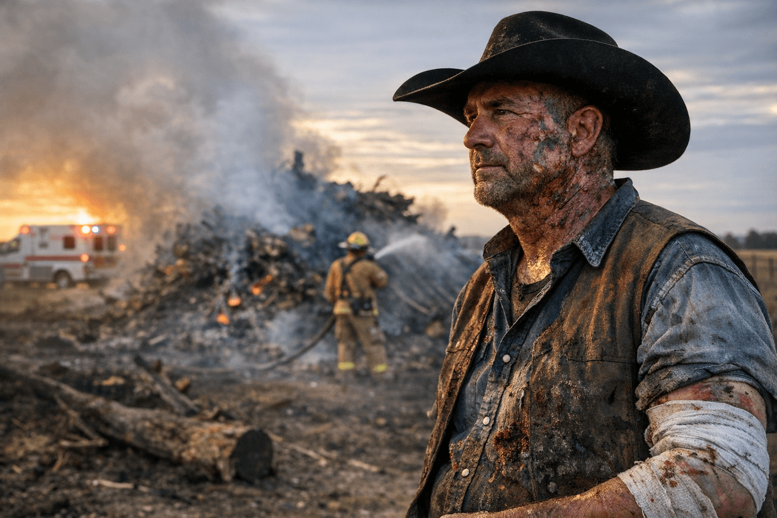 Logan County Rancher Credits Doctors After Surviving Tree Pile Explosion