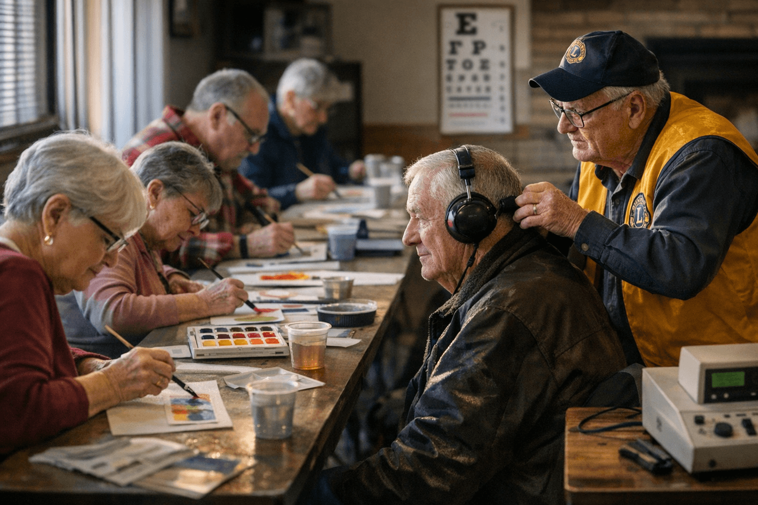 Bemidji Senior Center to host members-only watercolor bookmark class, Lions Club screenings