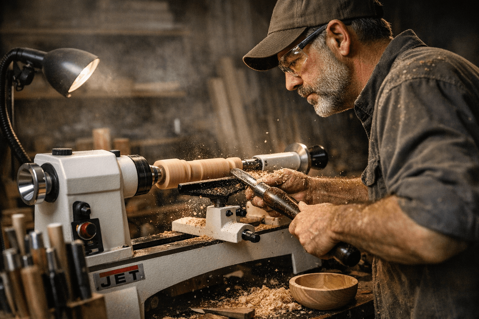 Jet JWL-1221VS Tops 2025 Ranking of Five Beginner Wood Lathes