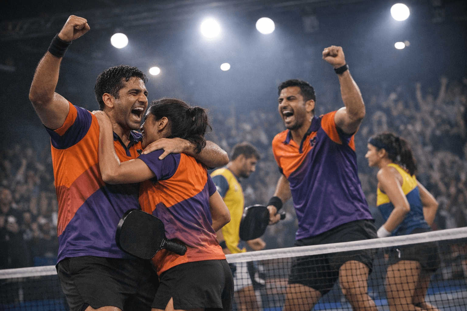 Pune United Edge Chennai Super Champs; Both Secure World Pickle Spots