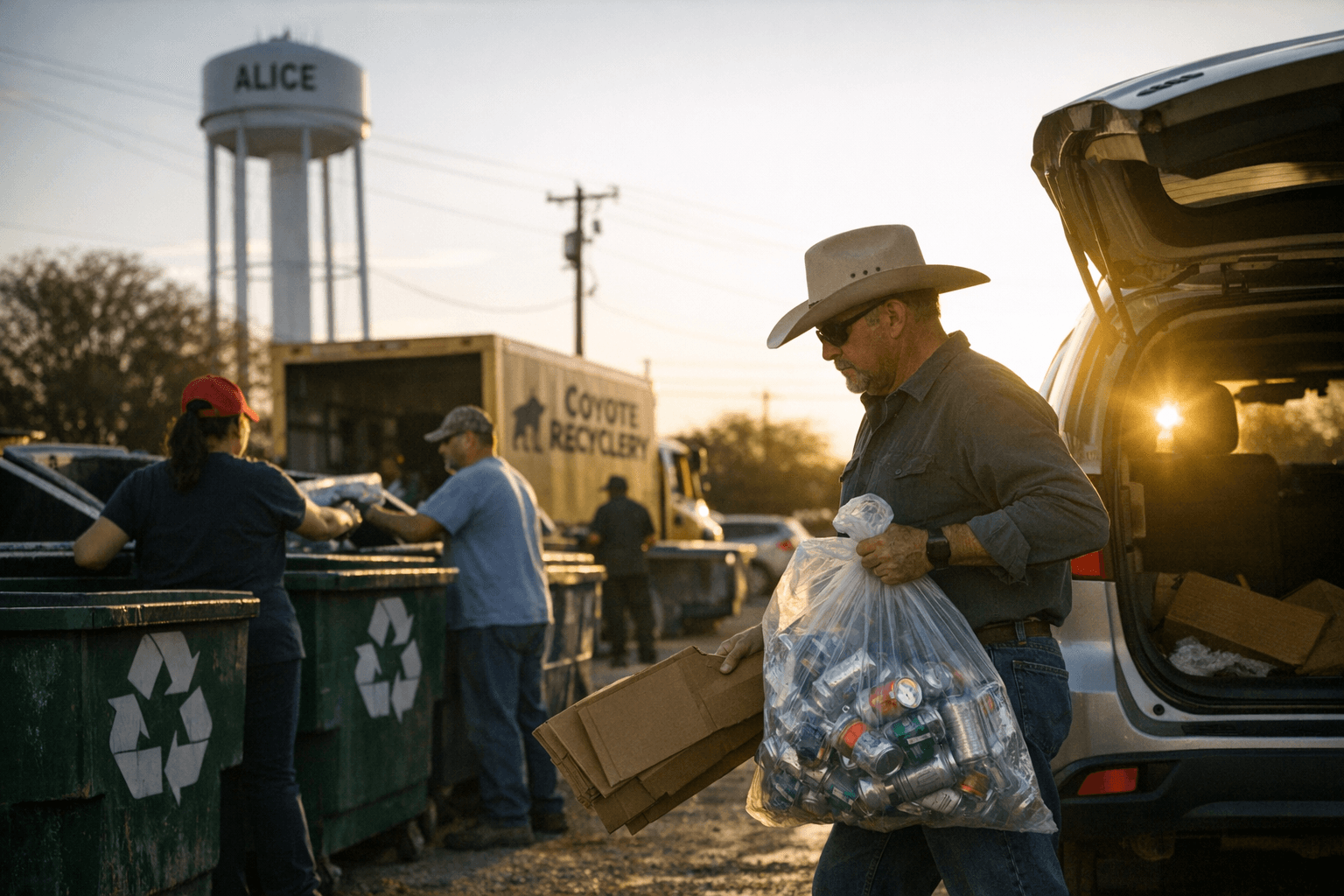 City of Alice Posts February Calendar Including Coyote Recyclery Drop-Off Dates