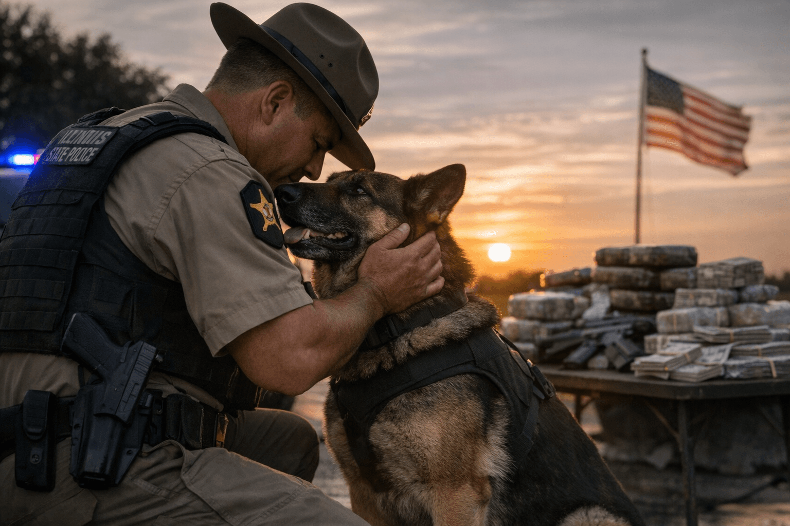 Illinois State Police K-9 Luna Retires After Eight Years, Major Seizures