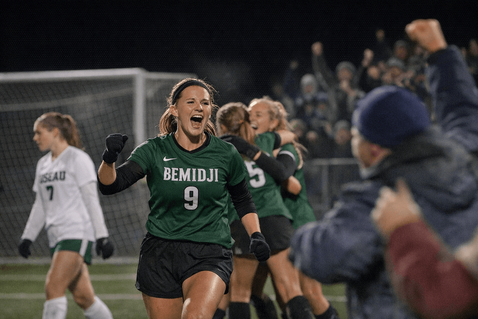 Megan Berg's four-goal game sends Bemidji to first section championship since 2010