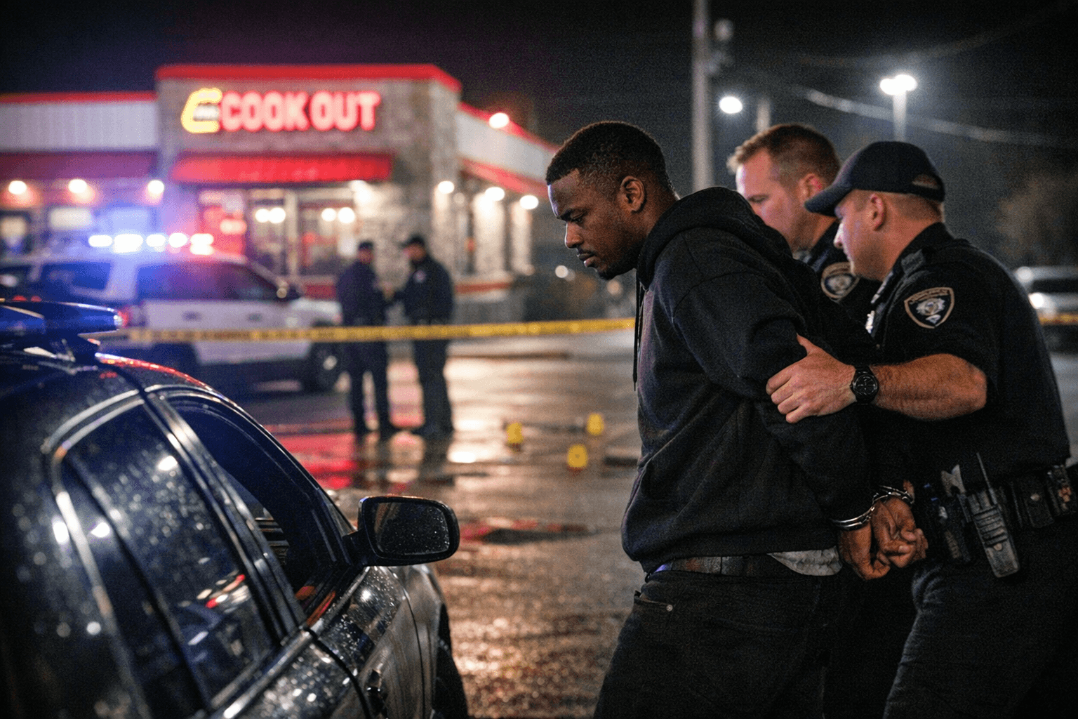 Greensboro man arrested after Christmas Eve shooting at Graham Cook Out